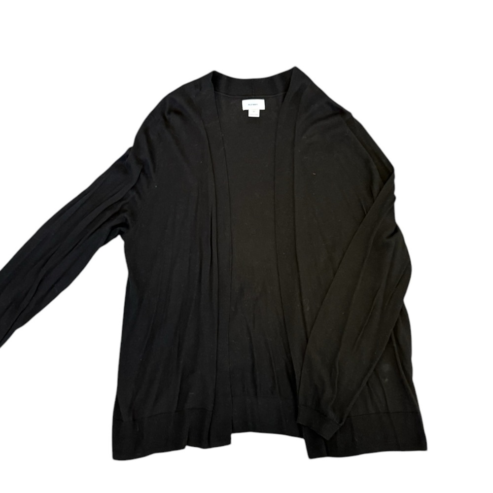 Old Navy | Black Cardigan Sweater Lightweight Knit